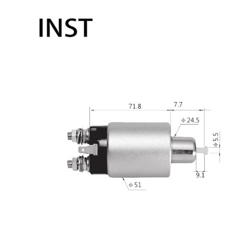 ELECTROMAGNETIC SWTICH SOLENOID FOR 12V 1.2KW E356-18-X10 MD618543 23343-AA090 23343-M8011 23343-D0511 23343-41B10 23343-KA110