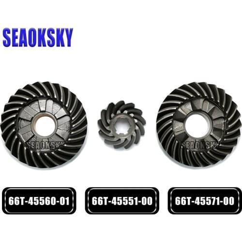 Gear kit for Yamaha 2 stroke 40HP Outboard 66T-45560-01 66T-45571-00 66T-45551-00