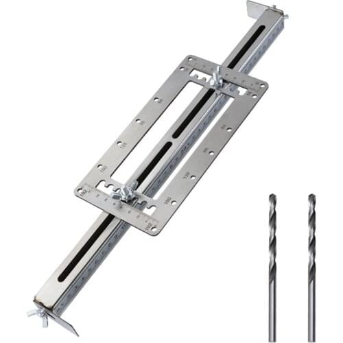Locator Tool Positioner Woodworking Pocket Jig Set Wardrobe Door Guide Sleeve Handle Punch Hardware Localizer
