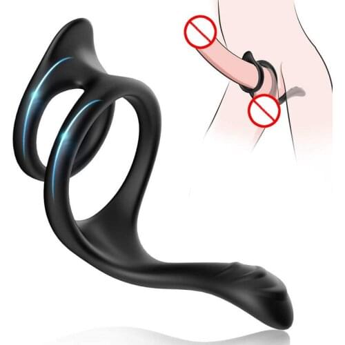 Penis Ring Male Masturbators Delay Ejaculation Cock Ring Clitoral Erotic Adult Sex Toys for Men