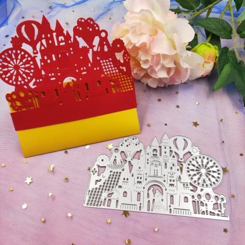 Wedding castle metal cutting dies 2019 new DIY scrapbook stamp greeting card gift card decoration crafts embossed mold