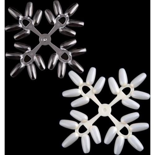 10pcs/lot Fashion False Nail Tips Cross Designs Full Color Nail Art Display Gel Polish Creative Nail Beauty Care Tools