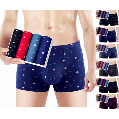 Mens Briefs & Boxers Wholesale High Quality Cotton Boxer Shorts Breathable Comfortable Custom Boxer Briefs