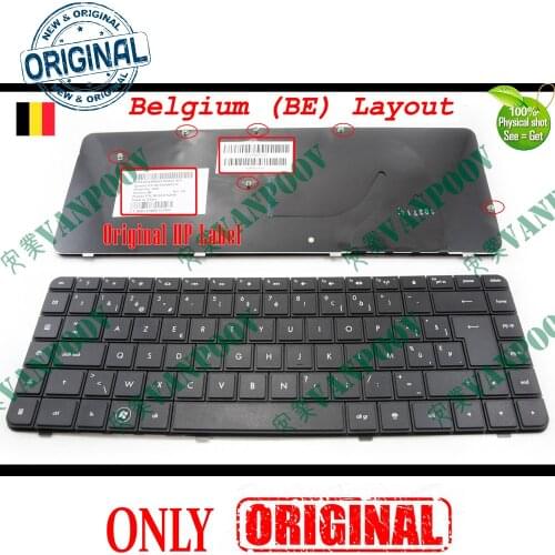 New AZERTY Notebook Laptop keyboard for HP Compaq Presario CQ56 CQ62 Pavilion G56 G62 Black Belgium BE MP-09J86B0-886 605922-A41