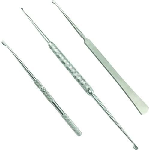 Rhinoplasty D-type Knife Single Head Double Head Nose Cosmetic Tools Stainless Steel Nose Shaping D-type Knife Nose