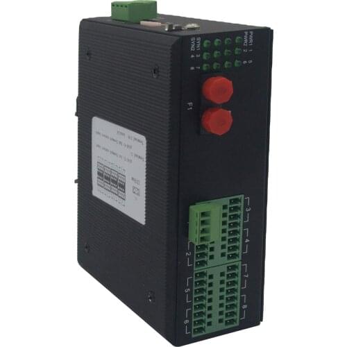 Industrial 2Ch CAN Bus Fiber Optic Converter Single Mode Dual Fiber FC Connector 20KM