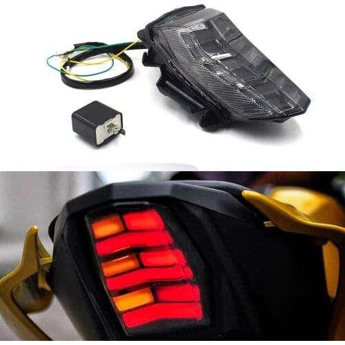 Motorcycle Integrated LED Tail Light Brake Stop Light Turn Signals For YAMAHA YZF-R15 YZF R15 YZFR15 V3 2017 2018