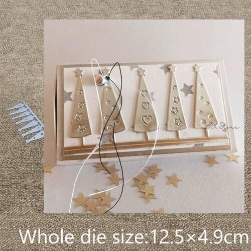 XLDesign Craft Metal Cutting Die cut dies tree strip decoration scrapbook Album Paper Card Craft Embossing die cuts