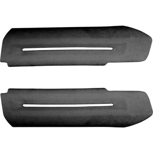 Suede Door Handle Cover Blue Exterior Scratches 2015-2023 Delightful Touch 2pcs Auto Accessories For Ford Mustang 2015-2020