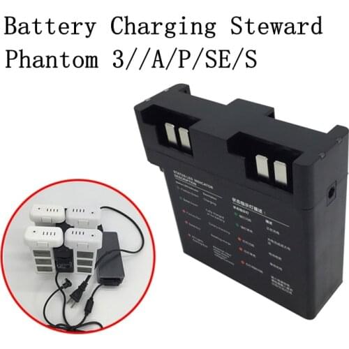 Battery Charging Steward Housekeeper Butler Parallel Extension Hub Universal Charger Manager for DJI Phantom 3/A/P/SE/S Charger