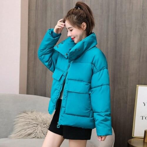 Winter Jacket 2020 New Women Parkas Fashion Warm Thick Down Cotton Jacket Female Loose Overcoat Cotton Padded Parka Outwear P990
