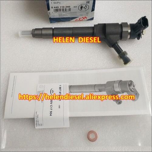 100% genuine and new injector 0445110250 , 0445110 250 ,OE original ,WLAA-13-H50 , WLAA 13H50 , WLAA13H50 , WLAA-13-H50A
