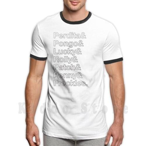 101 Dalmatians T Shirt Men Cotton Cotton S-6Xl Ampersand 101 Dalmatians Dalmatians Pongo Perdita