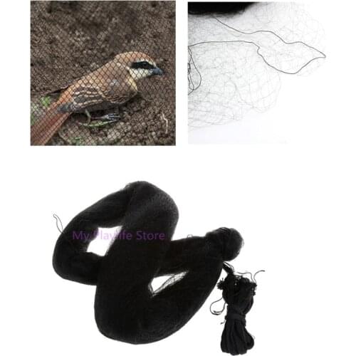 16x4m-30x5m Black Anti Bird Net Preventing Crop Netting Mesh Garden Fruit Plant Tree Protection Garden Supplies 9 Sizes C42