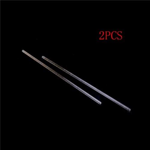 2pcs Lab Glass Stirring Rods 100/200/300mm Length Borosilicate High Resistant Stirrer for Chemistry Lab 6mm Diameter