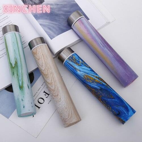 20 Color New 260ML Slim Insulated Vacuum Flasks Thermal Bottles Thermos Coffee Mug Stainless Steel Thermos Cup Hot Water Bottle