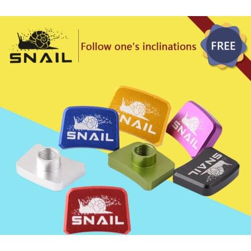 4pcs/set SNAIL 7075 Aluminum Bike Chain Wheel Nails Ultralight MTB Road Bicycle BMX Crank Plate Screws Crankset Nut