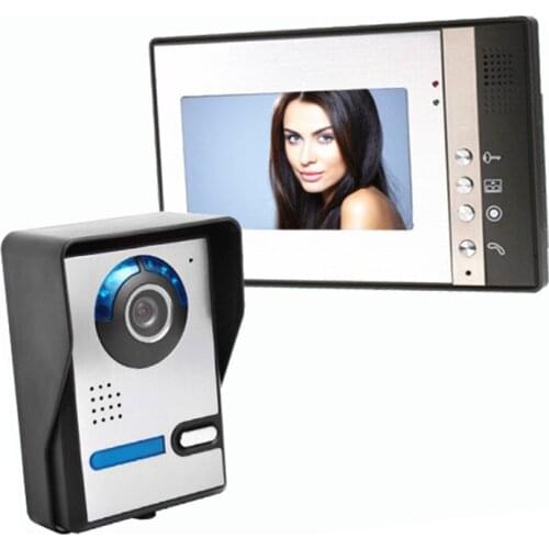 7 Inch Aluminum alloy Wired Intercom Video Door Phone