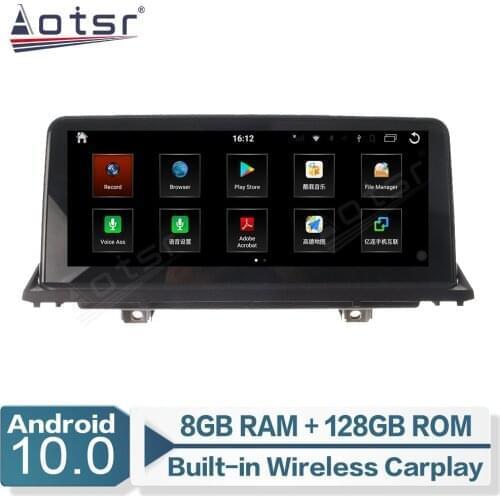 For BMW E70 E71 X5 X6 2007 - 2013 Android Auto Car Player Radio GPS Navigation Multimedia 10.25" IPS Screen AutoRadio Head Unit