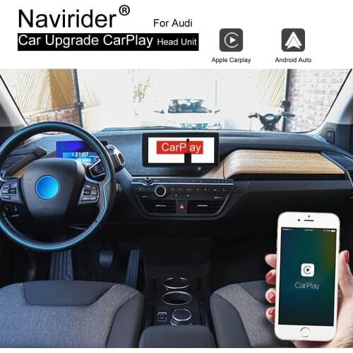 Car Upgrade Audio Video System Airplay Wireless Carplay Andriod Auto For BMW I3 Voice Control GPS Map Music NBT Interface Black