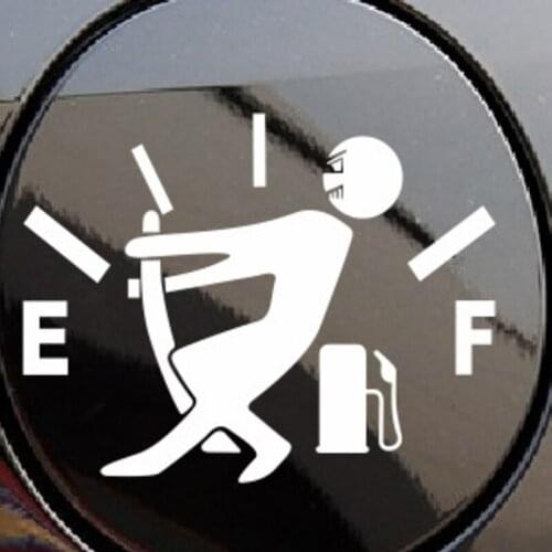 Car Fuel Gauge Funny Car Stickers Personality And Fun Modified Fuel Tank Cap Stickers for lada granta kalina vesta priora