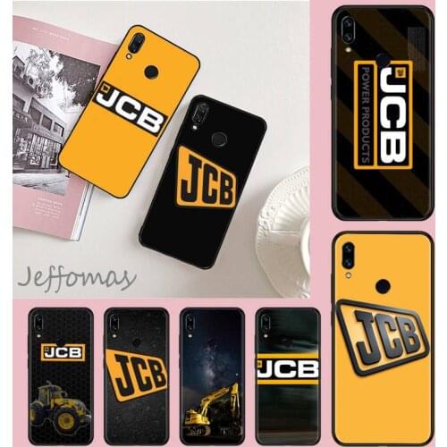 Jcb excavator cool TPU black Phone Case Cover Hull For Xiaomi Redmi 4x 5 plus 6A 7 7A 8 mi8 8lite 9 note 4 5 7 8 pro