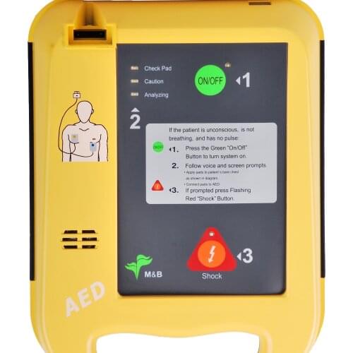Defibrillator HC-C017 Hot Sale Automated AED Automated External Defibrillator