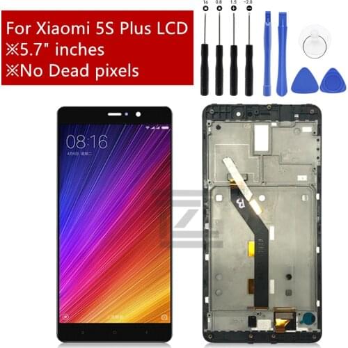 For 5.7" Xiaomi 5S Plus MI 5S Plus Mi5S Plus LCD Screen Display+Touch Panel Digitizer With Frame For Xiaomi Mi 5S Plus