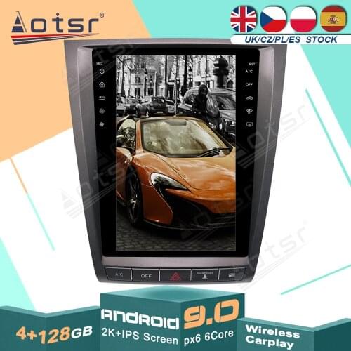 For Lexus GS GS300 GS460 GS450 GS350 2004-2011 Android 9.0 Tesla Car GPS Navigation Multimedia Player Stereo Radio Head unit