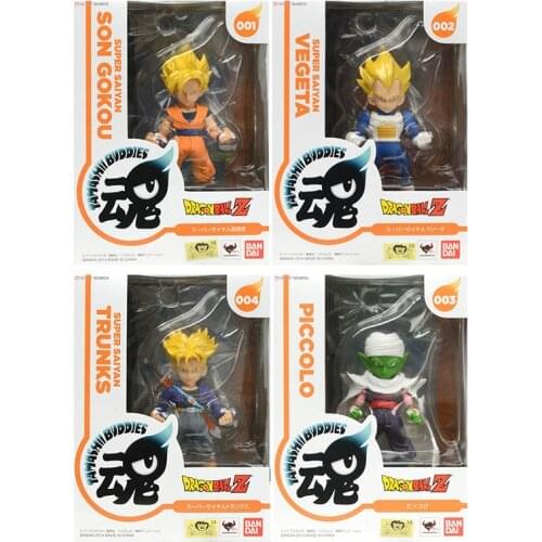 9cm Four-piece suit BANDAI Dragon Ball WORLD FIGURE COLOSSEUM Son Goku Torankusu Piccolo Vegeta IV Anime characters Action PVC C
