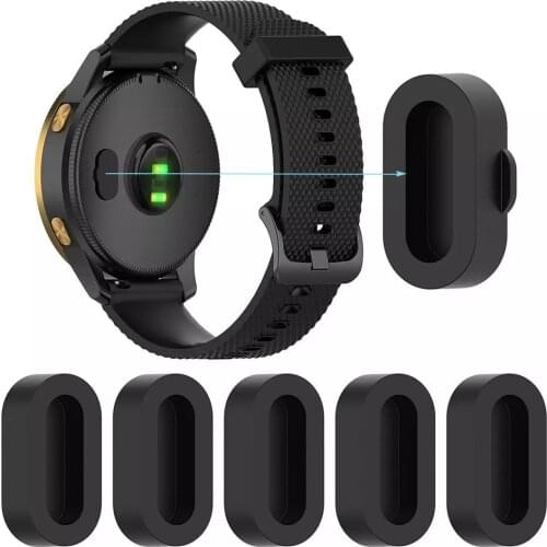 Dustproof Plug Cover For Garmin Swim2 Venu sq Fenix 6 6x 5 5X 5S Forerunner 245 745 Watch Straps Anti-dust Protector Accessories
