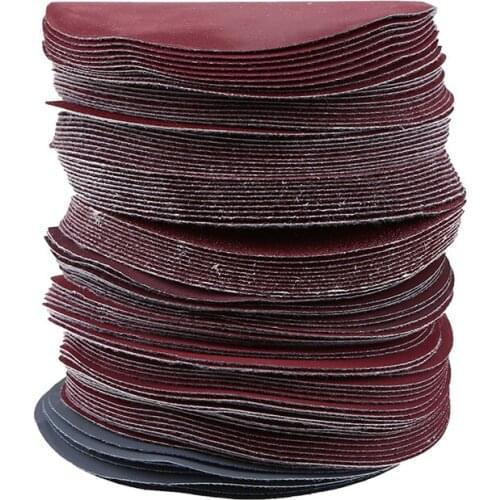 100pcs 50/75mm Sander Disc Grit 800-3000 Sanding Discs Hook Loop Sandpaper Round Sandpaper Disk Sand Sheet Polishing Tool