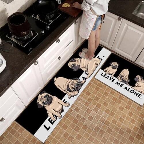 Modern Kitchen Mat Cartoon Animals Home Doormat Carpet Anti-Slip Absorbent Bath Rug Bedroom Living Room Entrance Door Mats Decor