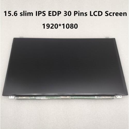 15.6"Slim FHD IPS LCD Screen NV156FHM N42 LP156WF6 SPK1 K6 For Thinkpad P50 P51 P50S E560 E565 L590 L580 L570 L560 E570 E575