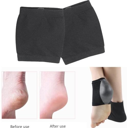 1 Pair Heel Protectors Socks Anti Crack Feet Massager Tool Silicone Moisturizing Gel Heel Socks Cracked Foot Skin Care