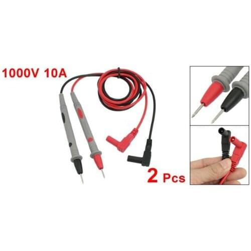 GTBL SODIAL(R) Digital Multimeter 1000V 10A Test Lead Cable Probe 2 Pcs