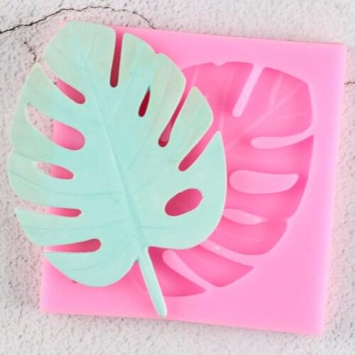 3D Tree Leaf Molds Sugarcraft Leaves Silicone Mold Turtle Leaf Fondant Cake Decorating Tools Leaves Chocolate Gumpaste Mold