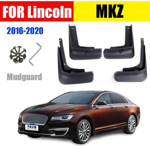 FOR Lincoln MKZ Mudguard Fenders MKZ Mudflap splash Guard Mud flaps Mudguard Fender auto styline car accessories Front Rear 4pcs