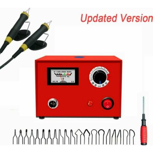 50W Multifunction Pyrography Machine Gourd Wooden Pyrography Set 2pcs Pyrography pen+20 pcs Blade Pyrography Machine