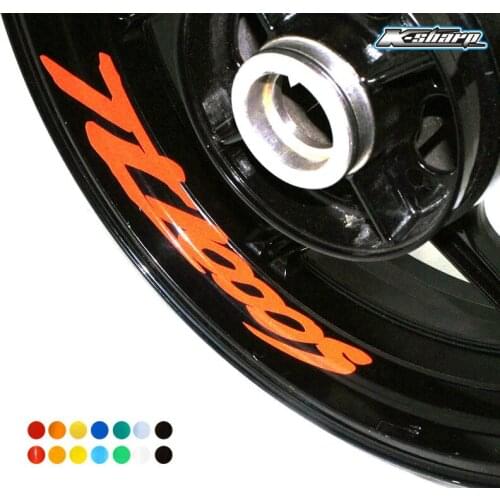 8 X CUSTOM INNER RIM DECALS WHEEL Reflective STICKERS STRIPES FIT SUZUKI TL 1000S