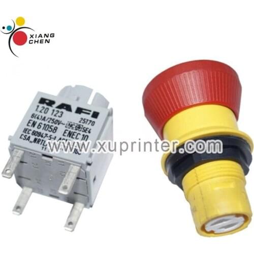 A1.144.9134 HD Original Factory Emergency Stop Switch RAFI Taster+ Schalter HD Offset Machine Parts