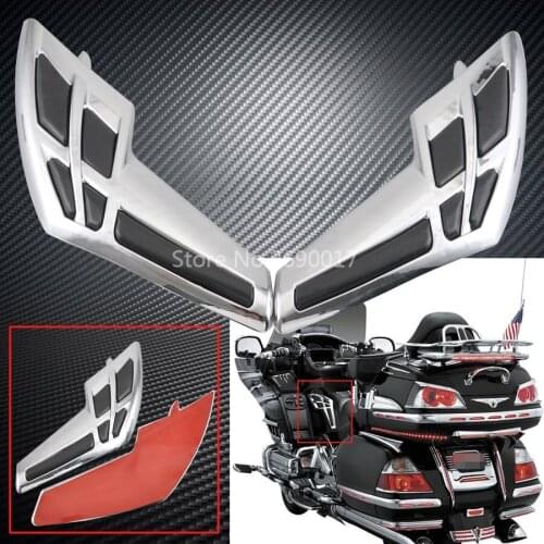Motorcycle Accessories Chrome Fairing Tank Trim For HONDA GOLDWING GL1800 2001-2011