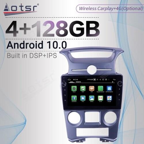 Carplay 128GB For KIA Carens 2007-2011 Android Radio Tape Recorder Car Multimedia Player Stereo Head Unit GPS Navigation No 2din