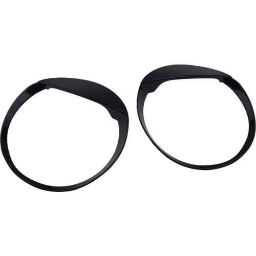 Glossy Black Bird Style Front Headlight Lamp Trim Decoration ABS Plastic fit for Suzuki Jimny 2019 2020