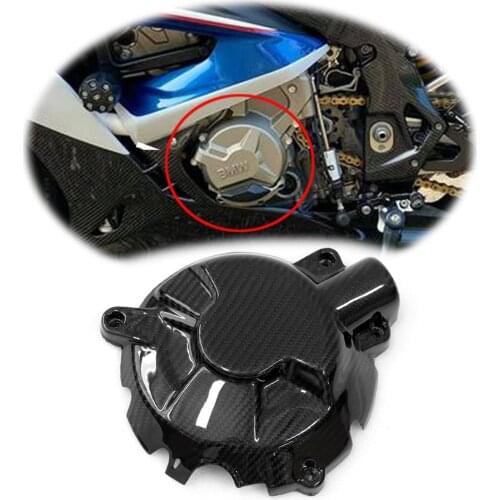 Motorcycle Engine Cover Right Protector Carbon Fiber Gloss 100% Twill Weave for BMW S1000RR 2019 2020