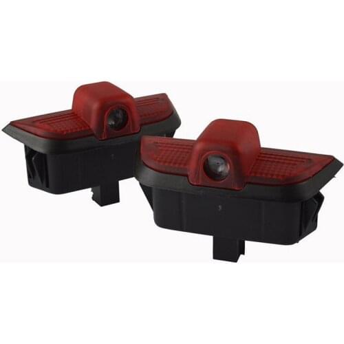 2pcs Car Door LED Logo Projector Light Shadow Courtesy Step Light Welcome Emblem Lamp for Benz C Class W204 C200 C230 C280 C260