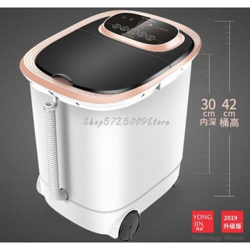 Foot Soaking Bucket Deep Bucket Full Automatic Foot Bath Foot Basin Electric Massage Heating Leg And Knee