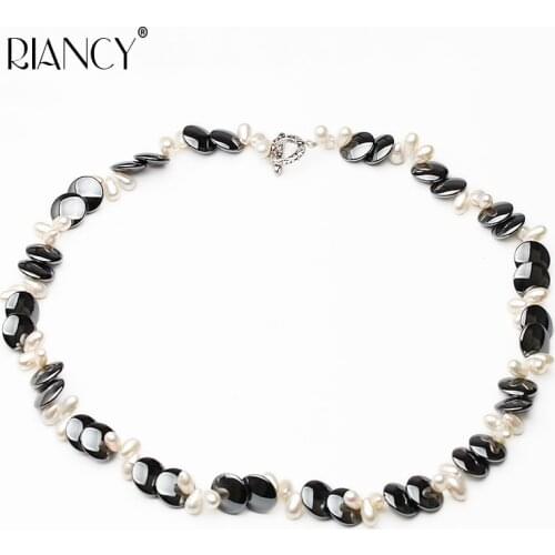 Fashion personality Pearl Necklace Natural Freshwater Pearl 925 Sterling Silver Jewelry For Women pearl Necklace Gift