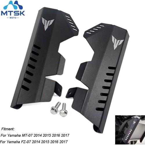 MT-07 MT07 FZ07 Motorcycle CNC Side Radiator Grille Cover Guard Protecttion For Yamaha MT 07 FZ 07 FZ-07 2013 2014 2015 2016 201