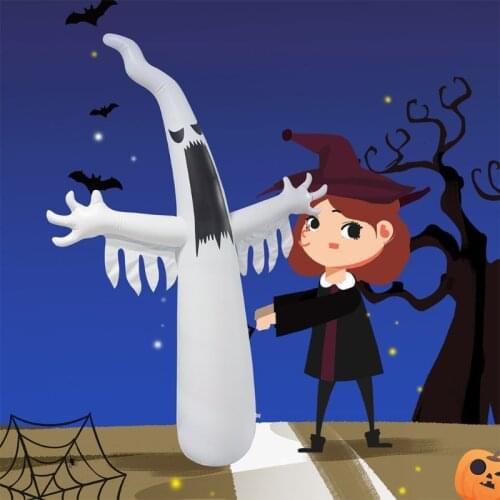 Y3NF 2.5m/98inch Blow Up Toy Halloween Inflatable Ghost Party Supplies Air Stuffed Luminous LED Decoration Novelty Gag Props